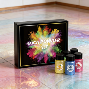 Pigments en poudre de mica pour la fabrication de savons, colorants sans danger pour la peau, pour savons DIY, bombes de bain, bougies, vernis à ongles, colorants pour résine et maquillage. - Product Image 1