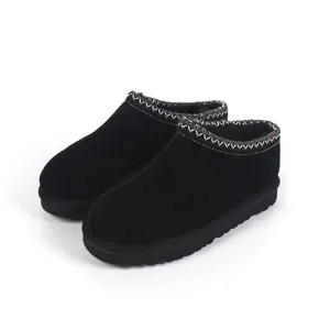 Pantofole Unisex Tas-man in Camoscio Impermeabili Antiscivolo <span class=keywords><strong>con</strong></span> Suola Spessa in Gomma Fodera in Pelliccia Artificiale Stivali Invernali Caldi Retrò - Product Image 6