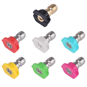 หัวฉีดแรงดันสูง 1/4 แบบเชื่อมต่อเร็ว 0 15 25 40 สำหรับฉีดน้ำทำความสะอาด - Product Image 5