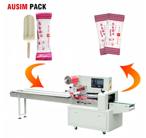 Tự động ngang gối túi nhựa gói đóng gói <span class=keywords><strong>Ice</strong></span> <span class=keywords><strong>Cream</strong></span> <span class=keywords><strong>Ice</strong></span> Pop Lolly Popsicle dòng máy đóng gói - Product Image 1