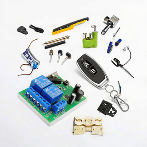 Phổ không dây <span class=keywords><strong>433MHz</strong></span> RF điều khiển từ xa mạch 2CH RF Relay Receiver với keyfob transmitter cho nhà để xe DC 5V 12V 24V - Product Image 3