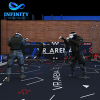 Arena de Realidad Virtual Infinity 2026, PVC, Interior, para 4/6/8/10 Jugadores, Espacio Amplio, Simulador de Tiro Inalámbrico, Juego de Batalla VR Multijugador