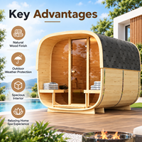 Salle de sauna sur mesure OEM pour espaces de bien-être commerciaux et résidentiels avec différentes options de matériaux