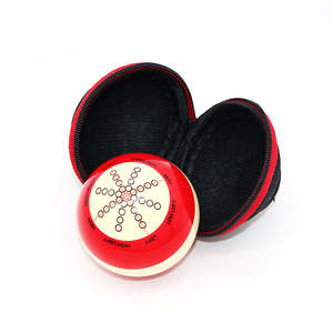 Bola de Taco de entrenamiento de mesa de billar profesional de 57,2mm con bolsa de protección de bola de taco número <span class=keywords><strong>8</strong></span> a la venta. - Product Image 3