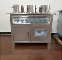 Máquina de prueba de cemento eléctrica con garantía de 1 año, probador de permeabilidad al agua de hormigón de 220V