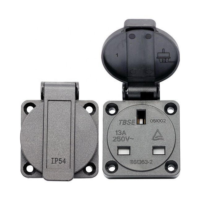 British IP54 13A 250V Waterproof UK Socket