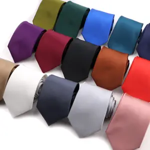 Fashion Colorful 8CM Tie For Man Polyester Black Pink White Necktie Wedding Grooms Business Tuxedo Cravate Gift