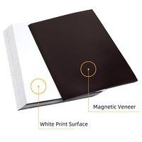 Hojas Magnéticas Flexibles Imprimibles de 8.5" X 11", Papel Fotográfico Magnético con Vinilo Blanco para Impresora de Inyección de Tinta