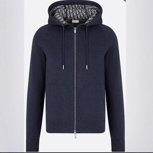 Chaqueta de Punto Casual de Lujo para Hombre, con Capucha, Forro de Cachemira Premium, Antiarrugas, con Cierre Completo, Diseño Jacquard - Product Image 4