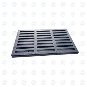 Inventaire de gros En124 B125 Grille d'eau de pluie rectangulaire en fonte ductile