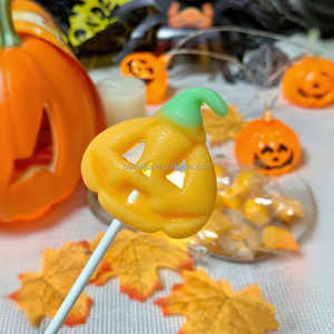 Xoài 99% nước trái cây bánh sandwich Gummy kẹo Halloween bí ngô Jar hình 4D peelable Gummies kỳ nghỉ kẹo với Quà Tặng bên trong - Product Image 4
