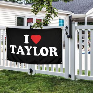 J'aime le drapeau <span class=keywords><strong>Taylor</strong></span> 3x5 pieds, les drapeaux <span class=keywords><strong>Taylor</strong></span> pour la décoration murale de chambre, dortoir universitaire, chambre à coucher, tapisserie murale, intérieur, extérieur, bannière amusante pour fête <span class=keywords><strong>Swift</strong></span>. - Product Image 5