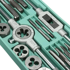 8/12/20 Pcs Tap and Die <strong>Set</strong> M3-M12 Male Thread <strong>Screw</strong> <strong>Threading</strong> Tool Kit Alloy Steel Female Mechanical Professional Tools Machine - Product Image 5