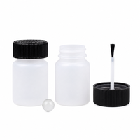 Bouteille de 60 ml en PEHD avec bouchon brossé dépoli, couvercle de sécurité, applicateur de recharge pour colle et peinture, emballage pour réparation automobile SHUMI