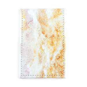 Portable Folding Marble Pattern PU Leather Desktop Makeup <b>Mirror</b> Stitched Edge Adjustable Stand Glass Table <b>Mirror</b> Bulk - Product Image 3
