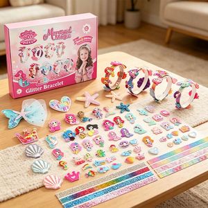 Adorable Bow Headband Set Kids DIY Hair Accessories Butterfly Star <b>Flower</b> <b>Sticker</b> Craft Holiday Gift Box Bulk Pack - Product Image 5