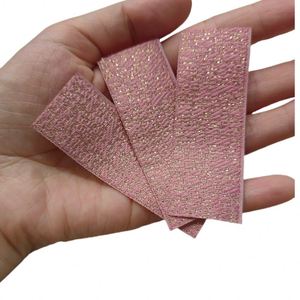 Étiquette tissée de luxe en fil brillant or et argent, étiquette personnalisée à logo haute densité, étiquette tissée damassée pour vêtements - Product Image 2