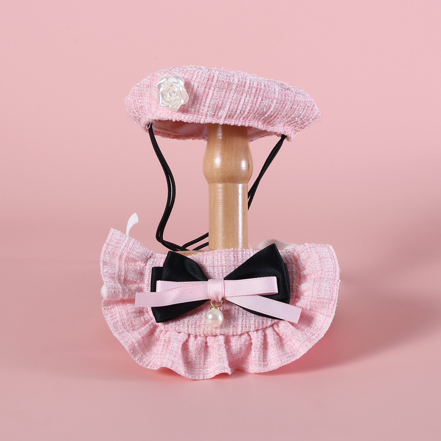 Pink pearl flower set (boxed)