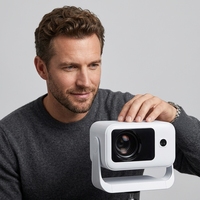 YDH-S605 2026 Projecteur 4K à succès avec 800 Lumens H723 1+8G Android 14 Lampe LED à mise au point automatique 120 Pouces Projecteur 4K Portable
