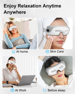 Masajeador de Ojos de aire 2025 de alta calidad 4d Corea calmante Mini portátil cálido pequeña escala azul-diente belleza masaje de ojos portátil Mach - Product Image 5