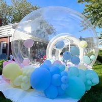 Grande maison à bulles gonflable portable pour enfants, tente dôme à bulles transparente de 10 pieds, tente dôme Igloo transparente pour fête de mariage