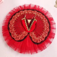 Tutu de ballet professionnel pour filles, bleu et rose, style platine, robe de soirée pour ballerine, costume de danse pour femmes adultes, enfants et jeunes filles