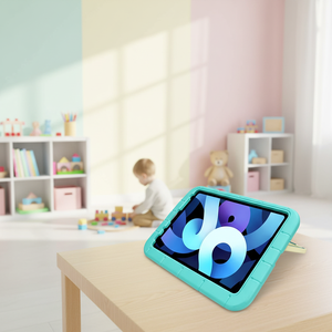 เคส HGD แบบเต็มตัวพร้อมฟิล์มกันรอยสำหรับ iPad 10.2 2019/2020/2021 ป้องกันรอยขีดข่วนและสิ่งสกปรก พร้อมหูจับและขาตั้ง - Product Image 1