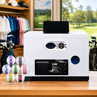 Refinecolor - Nueva Impresora UV de 360 Grados para Pelotas de Golf, Máquina de Impresión Rotativa para Personalizar Logotipos Envolventes en Pelotas de Golf