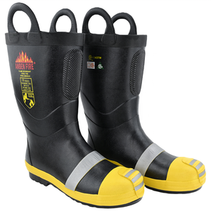 ANBEN אש עבה גומי טבעי כבד כבאים מגפי אש בר מגפי כבאים בר - Product Image 6