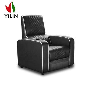 Fauteuil inclinable motorisé VIP 4 places, canapé cinéma <span class=keywords><strong>maison</strong></span> avec tissu inclinable pour hôtel et mobilier de théâtre - Product Image 6