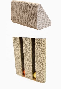 <span class=keywords><strong>Cat</strong></span> Bordo Graffio di Gatto Artiglio Bordo Giocattolo Dell'animale Domestico di Disegno di Brevetto di Figura del Triangolo di Carta Ondulata di Nuovo per I Cani Interattivo Giocattoli del Gatto divertente - Product Image 2