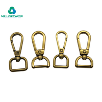 MZhardware Luxe 360 °   Clip pivotant en alliage de zinc, mousqueton à déclenchement rapide, résistant et testé contre la pulvérisation de sel pour sac à dos/laisse de chien