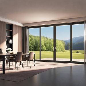 Puertas Corredizas de Aluminio y Vidrio de Alta Calidad <span class=keywords><strong>para</strong></span> Casa Moderna, Nuevo Diseño, Gran Venta, <span class=keywords><strong>para</strong></span> Interiores, <span class=keywords><strong>Baño</strong></span>, Cocina, Dormitorio, Sala de Estar, Villa - Product Image 2