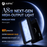 AIPAI A8 III Series A8SE A8 Pro Lumière LED pour aquarium marin à spectre complet, contrôle WiFi via application, mode lumière de lune pour coraux SPS LPS