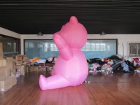 Mascotte de cochon gonflable géant rose personnalisée, décoration animale gonflable pour fête sur le thème de la ferme en extérieur