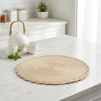 Set de table en coton tressé pour restaurant