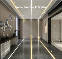 Bande LED COB CCT intelligente à effet de poursuite, 24V, 360 LED, double blanc, à flux linéaire, adressable, dynamique, pour applique murale et meuble DIY