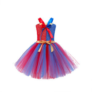 Ropa Europea Americana para Niños Cosplay Magical Digital <span class=keywords><strong>Circus</strong></span> Princess Dresses Halloween Anime Clowns Play Tutu - Product Image 5
