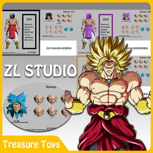 ZL Studio Drag0n SHF Thin Broly, Guerrero Tigre Antiguo, Enemigo de Pesadilla, Figura de Acción Coleccionable de 7 Pulgadas, Juguete de Regalo - Product Image 2
