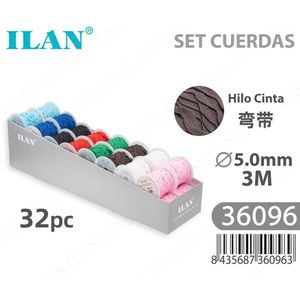 ชุดริบบิ้น ILAN 5.0 มม. 3 ม. 32 ชิ้น ฮิโล ซินต้า งานฝีมือเย็บผ้า - Product Image 3