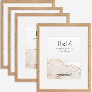 Marcos de Fotos <span class=keywords><strong>Rectangulares</strong></span> de Madera Estilo Clásico con Acabado Natural para Exhibición en Escritorio, Ideal para Manualidades y <span class=keywords><strong>Cuadros</strong></span> - Product Image 2