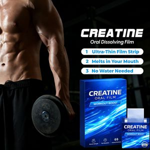แผ่นครีเอทีนแบบละลายในปาก ครีเอทีนโมโนไฮเดรตละลายเร็ว เสริมสร้างความแข็งแรงของกล้ามเนื้อ - Product Image 1