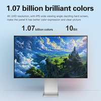 NUEVO Monitor Gaming IPS 4K HDR de 27 Pulgadas, 5K 6K, 75Hz LED DP con 99% SRGB para Uso en Escritorio
