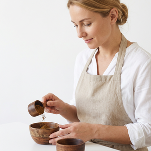 Cuillère doseuse en bois moderne et écologique de haute qualité, capacité 10 ml, pour lait en poudre, café, collection artisanale, vente en gros - Product Image 1