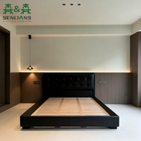 Armoire de chambre à coucher écologique SLS avec portes en MDF, solutions personnalisées pour villas, appartements et hôtels