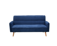 Canapés-lits pliants en tissu bleu, best-sellers, design moderne pour salon et chambre - Vente en gros d'usine