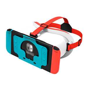 Gafas VR <span class=keywords><strong>3D</strong></span> HD Magenta y Verde, Regalo de Navidad 2024, para Niños, Consola de Juegos <span class=keywords><strong>Nintendo</strong></span> Switch/OLED, Material ABS, Pantalla de Más de 80 Pulgadas, Privado - Product Image 1
