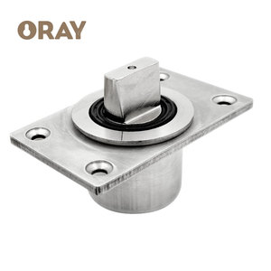 Hiện đại 360 độ trục xoay thủy tinh bằng gỗ Swing <span class=keywords><strong>Door</strong></span> trục 304 Sàn thép không gỉ mùa xuân dưới pivot bản lề dễ dàng - Product Image 4