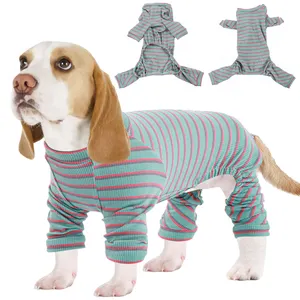 Benutzer definierte süße Hunde pyjamas Baumwolle kleine Hunde kleidung Kostüm Welpen kleidung Hunde overall