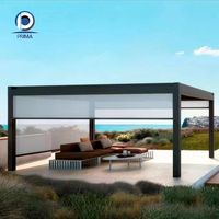 Structure de pergola personnalisée avec performance imperméable et aspect minimaliste pour terrasse de jardin et projets extérieurs